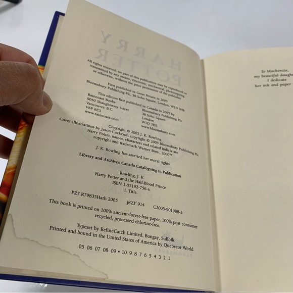 Harry Potter and the Half-Blood Prince by Bloomsbury- hardbound - Picture 4 of 9